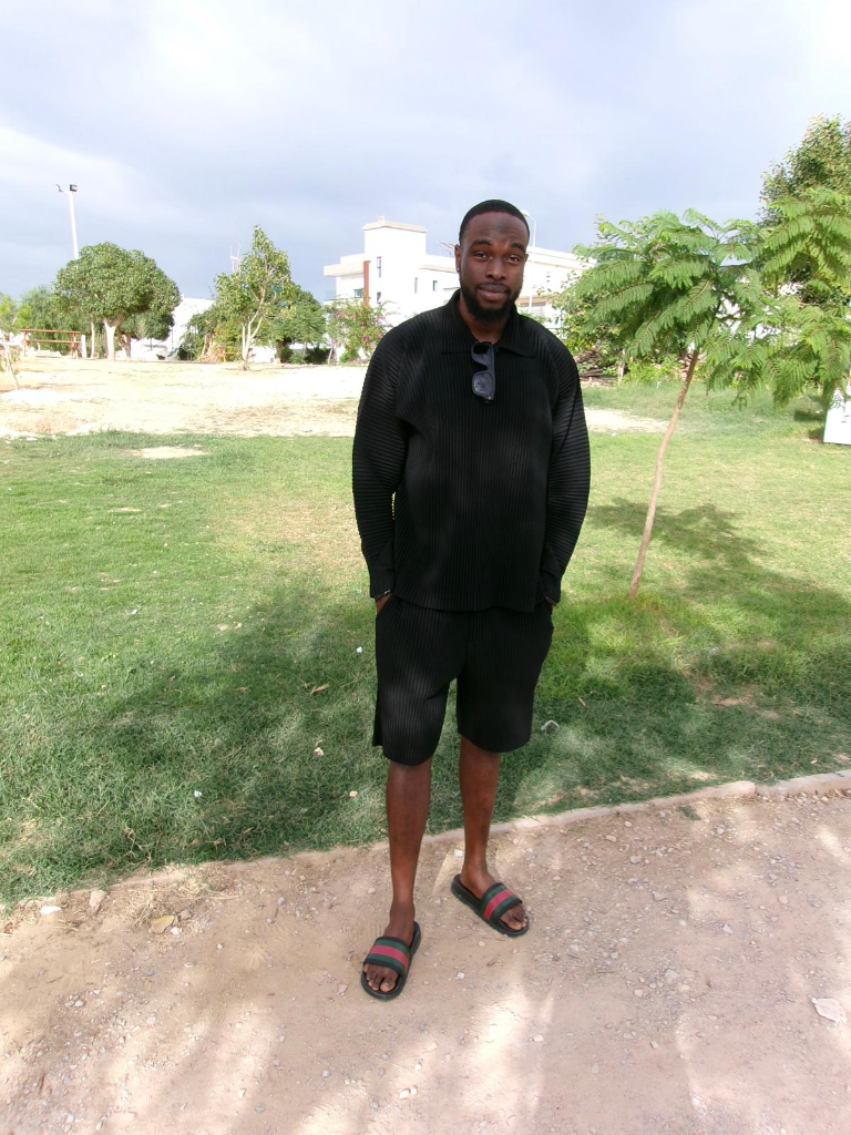 Ore Akin-Odidi standing outdoors